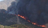 Incendio Sierra de Lújar. / Archivo